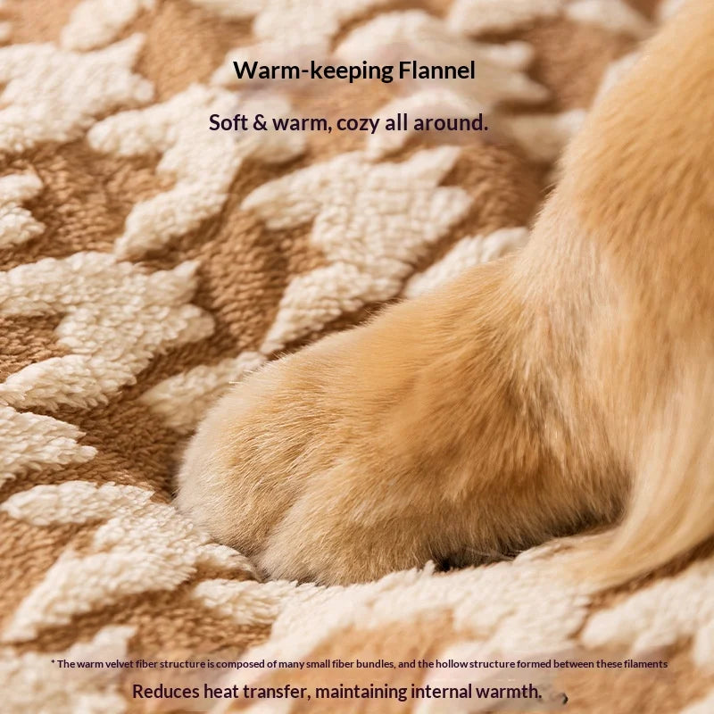 Quilted Winter Den Bed for Large Dogs