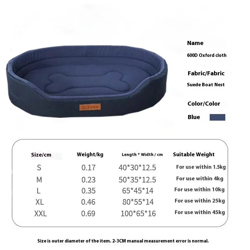 Waterproof Anti-Mite Square Dog Bed