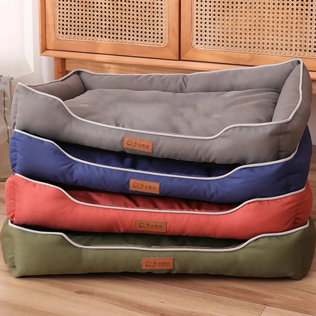 Four-Season Waterproof Square Pet Bed