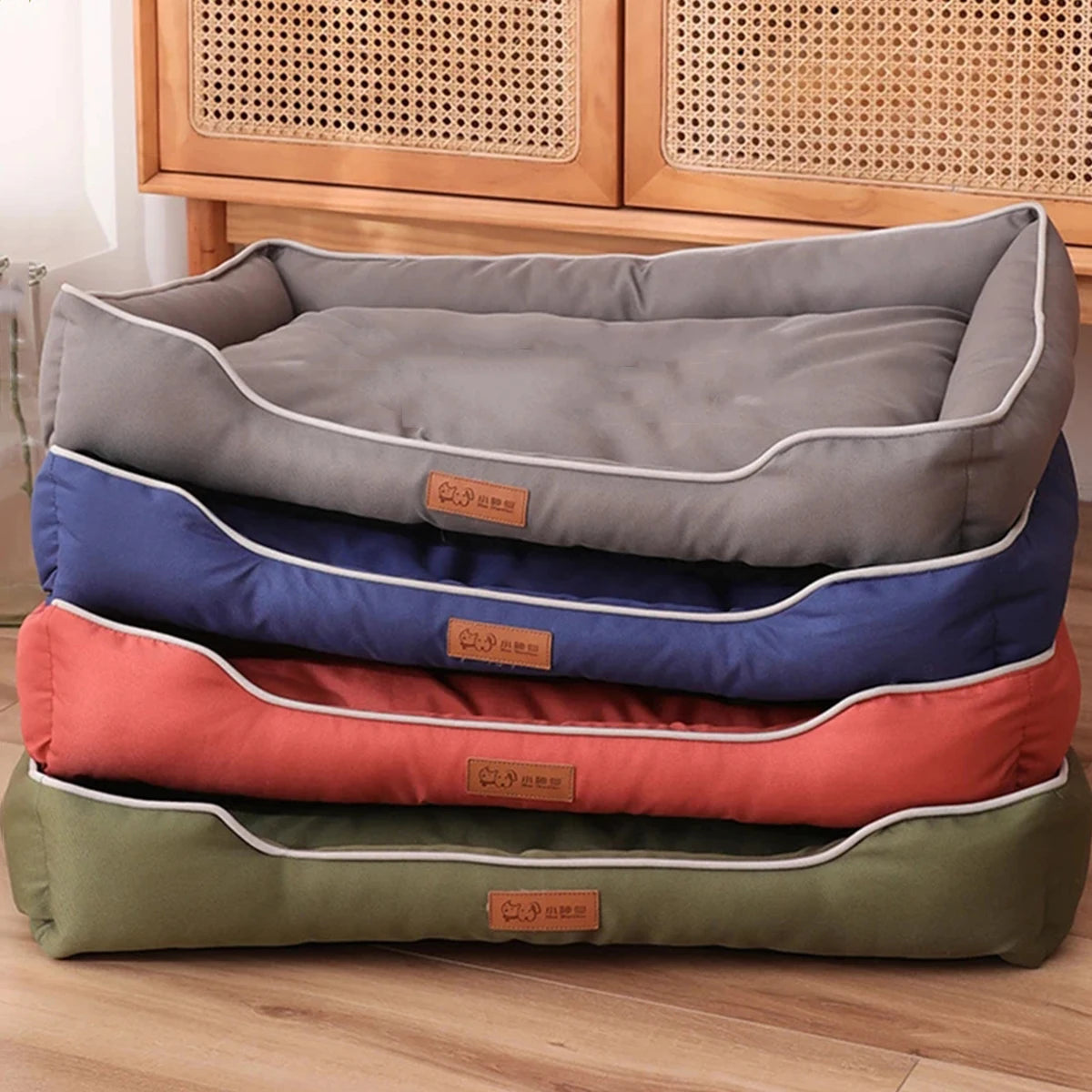 Four-Season Waterproof Square Pet Bed