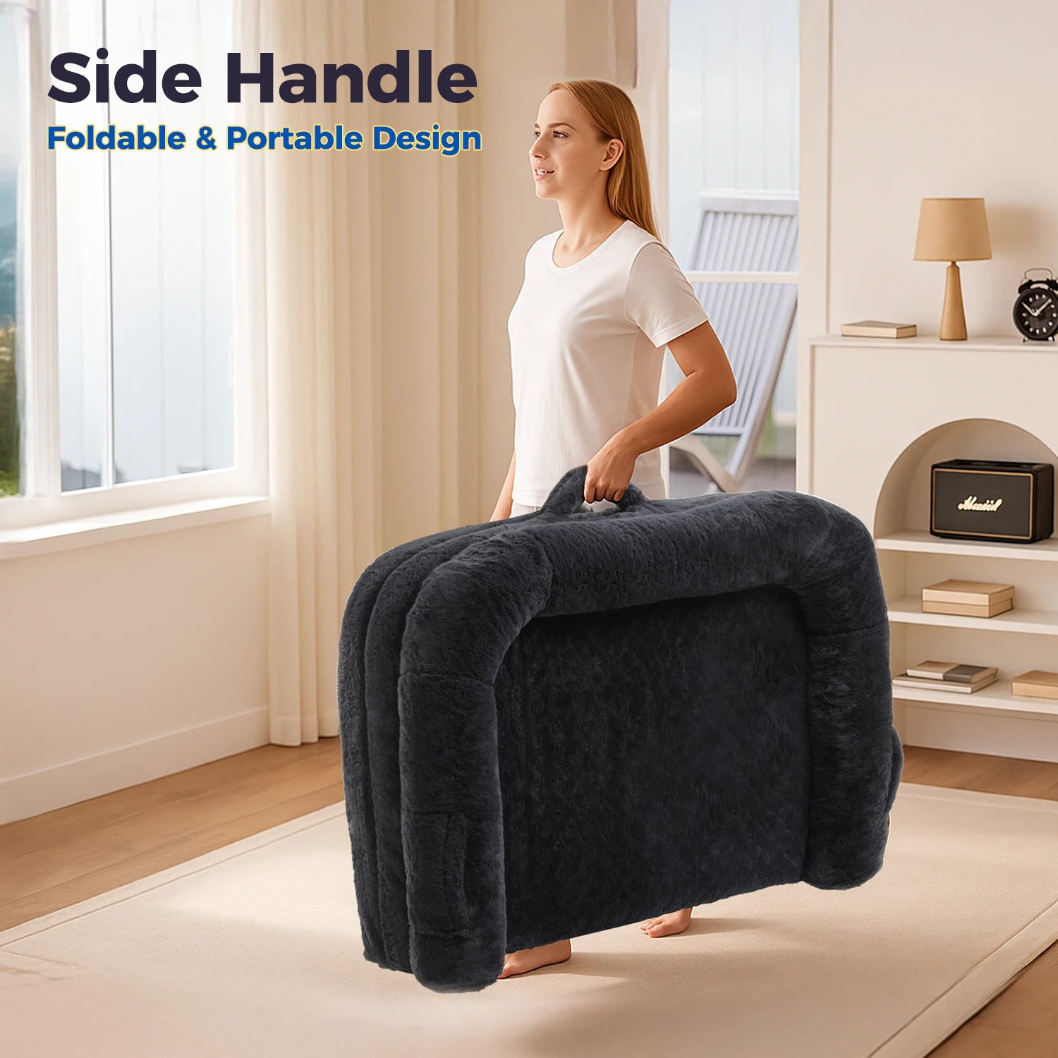 Foldable Orthopedic Dog Sofa Bed – Large/XL