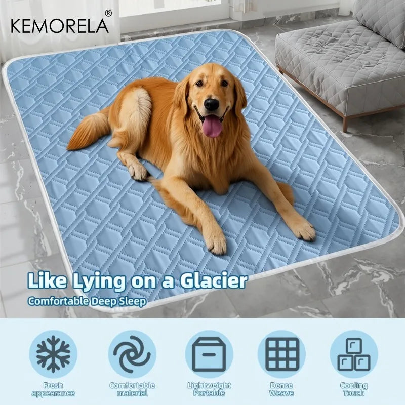 KEMORELA Ice Silk Cooling Dog Mat