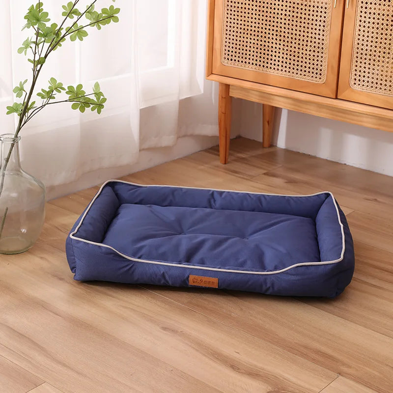 Four-Season Waterproof Square Pet Bed