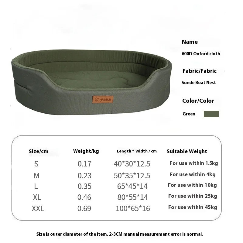 Waterproof Anti-Mite Square Dog Bed