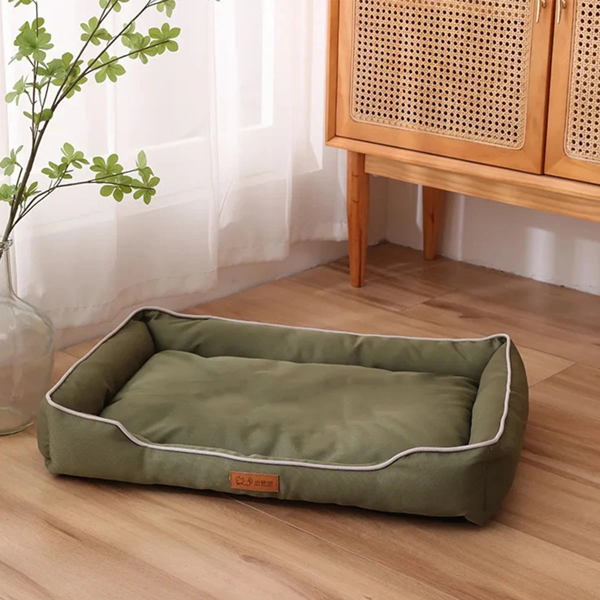 Four-Season Waterproof Square Pet Bed