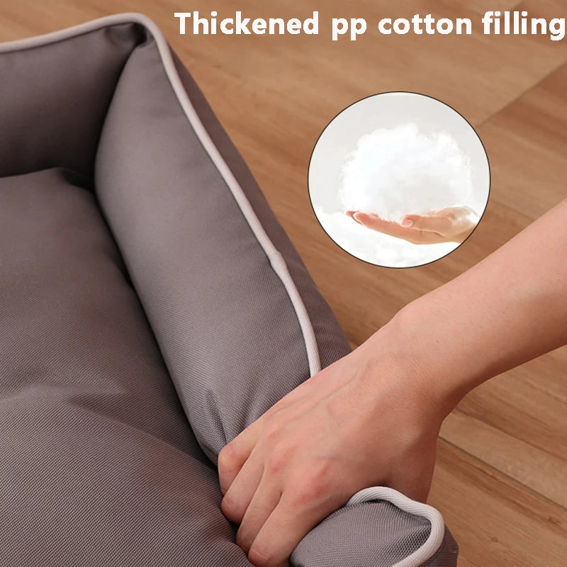 Four-Season Waterproof Square Pet Bed