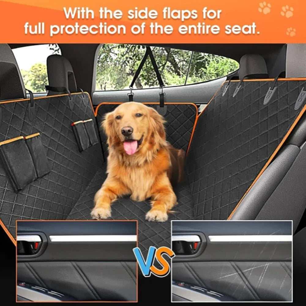 Waterproof Hammock-Style Dog Car Seat Cover