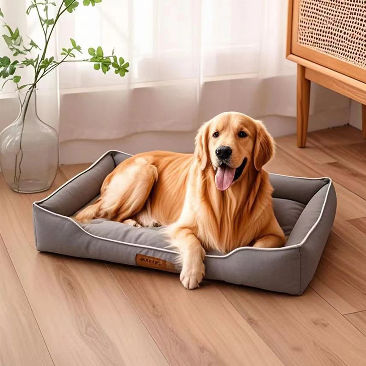 Four-Season Waterproof Square Pet Bed