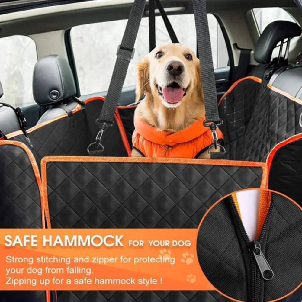 Waterproof Hammock-Style Dog Car Seat Cover