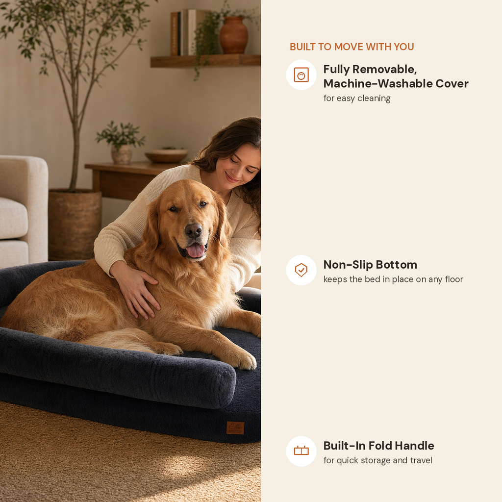 Foldable plush couch bed additional feature highlights